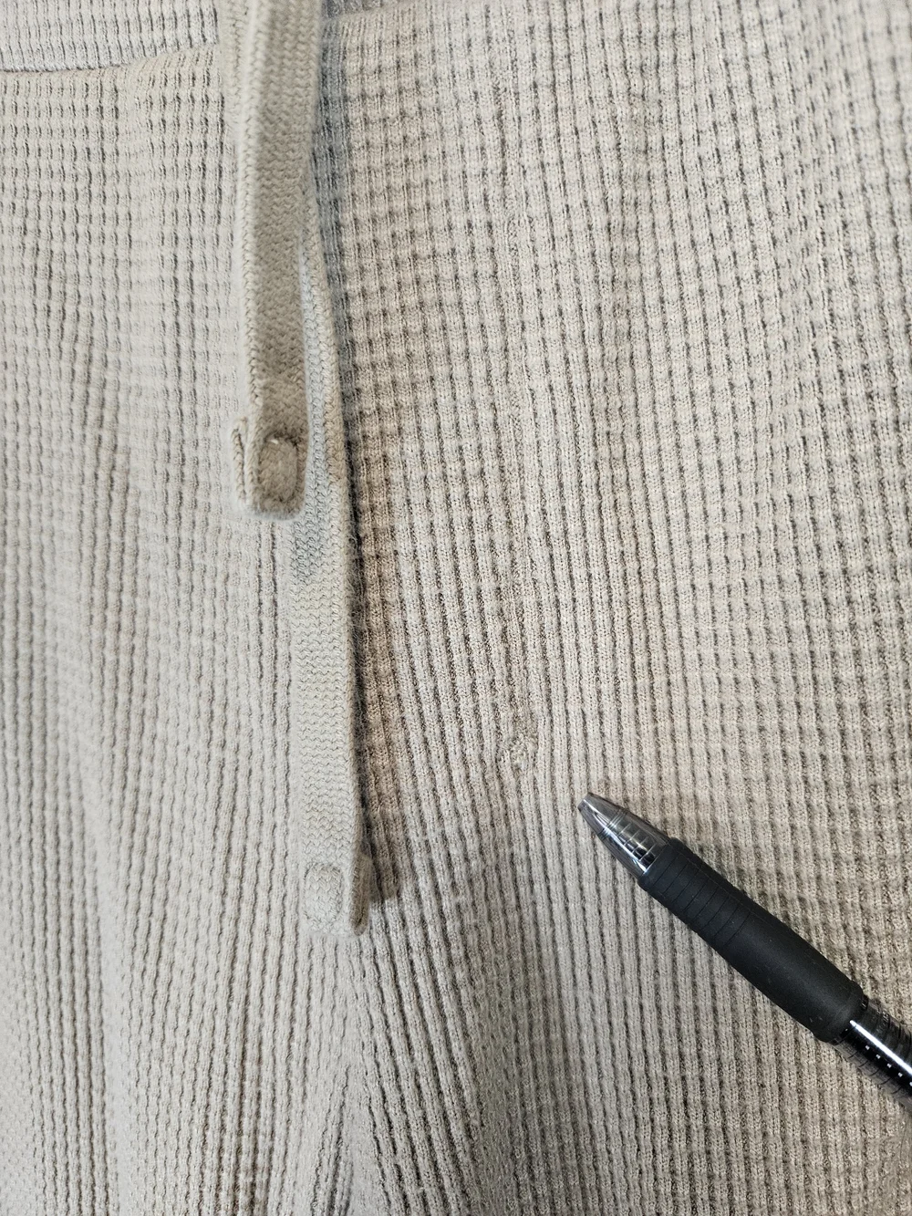 ALO Yoga Taupe Waffle Knit Drawstring Joggers